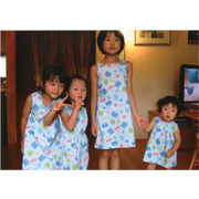 孫たちに　ベッドカバー