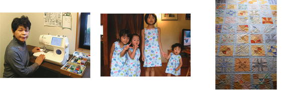 孫たちに　ベッドカバー