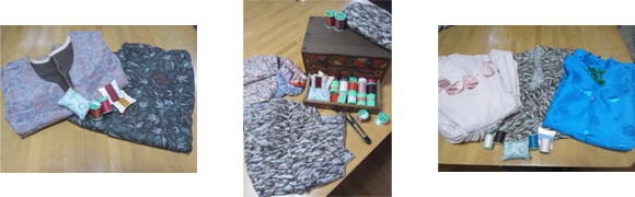 どの糸でぬおうかな…？