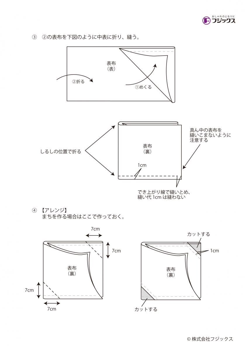 リバーシブル三角エコバッグレシピ バッグ 手づくりレシピ そーいんぐ Com