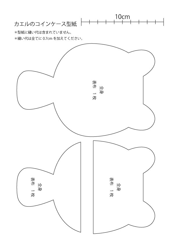 かえるのコインケース できるよ Com 手づくりレシピ そーいんぐ Com